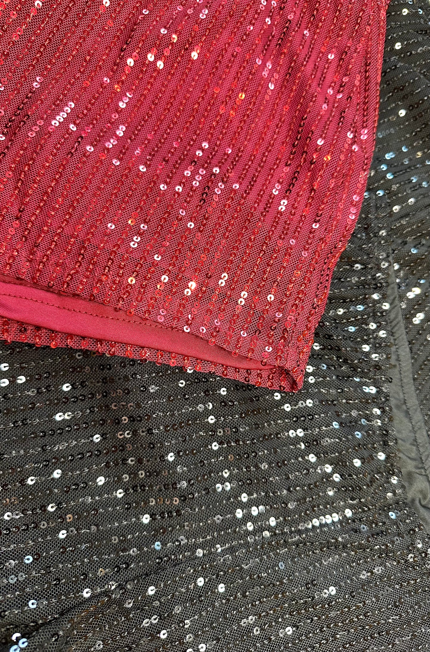 ‘SISTER’ SEQUINNED MINI SHORTS